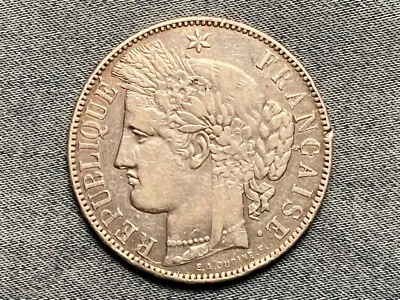 1871 K FRANCE 5 FRANCS KM 820.2  - Image 1 of 3