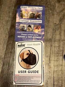 Mayerzon Dog Muzzle, Soft Mesh Muzzles for Medium Chihuahua - Picture 1 of 4