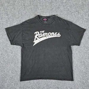 Official 2011 The Ramones Graphic Spellout Band T Shirt Black Men's Size XL - Picture 1 of 7