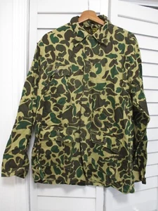 Weatherite deluxe cotton vintage duck camo hunting field jacket Large deadstock - Picture 1 of 4