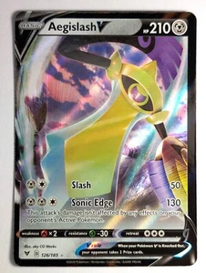 Aegislash V - 126/185 - Pokemon Vivid Voltage Sword & Shield Ultra Rare Card NM - Bild 1 von 2