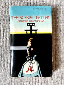 The Scarlet Letter Nathaniel Hawthorne Rare 1961 Campus Classic Vintage Cover - Picture 1 of 6