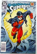 DC SUPERBOY (1994) #0 Newsstand King Shark Cameo Suicide Squad NM- Ships FREE!