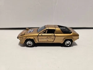 Vintage Shinsei Mini Power Lamborghini Silhouette Gold 1:39 5" - Picture 1 of 8