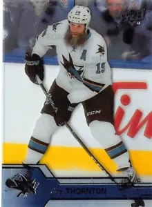 Upper Deck 2016-17 taglio chiaro #403 Joe Thornton - Foto 1 di 2