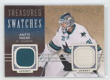 2014-15 Upper Deck Artifacts Treasured Swatches Jersey Antti Niemi #TS-AN
