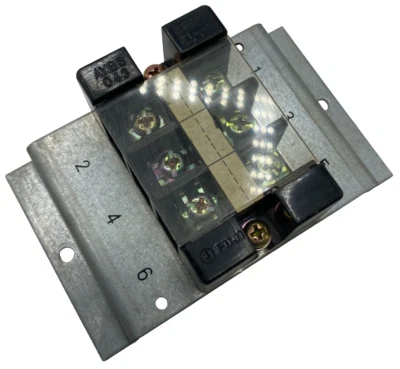 FANUC A05B-2408-C092 CIRCUIT BREAKER WIRING TERMINAL A05B2408C092 600V AYBS043 - Image 1 of 4