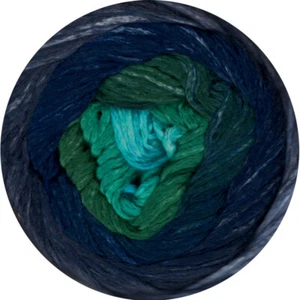 Juniper Moon Farm ::Cumulus Rainbow #204:: Mako Cotton yarn Pacific Sky - Picture 1 of 4