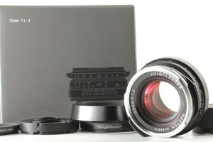 [ Mint in Box w/ Hood ] Voigtlander Nokton Classic 35mm F1.4 MC VM From JAPAN
