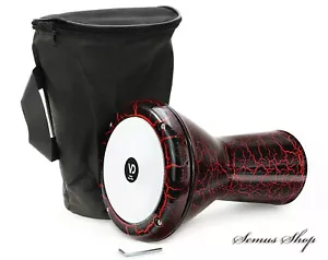 Orientale Enfants Darbuka Tambour Percussion Fonte D'Alu Gerissener Peinture - Picture 1 of 4