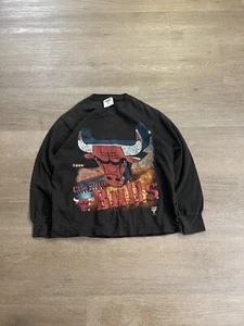 Vintage 90's Youth/Boys NBA Single Stitch Chicago Bulls Thrasher Shirt, sz 12/14 - Picture 1 of 6