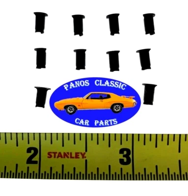 Cuerpo de tuercas de velocidad tubulares de barril Ford se adapta a perno de 1/8" agujero de 3/32" 10 piezas 199 Foto 1 de 4