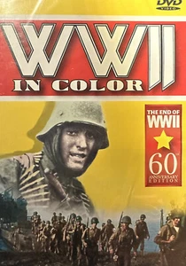 WWII In Color DVD Volume 1, 60th Anniversary edition, Full Frame (4) programs - Picture 1 of 2