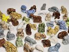 Vintage "Whimsies" Figurines Wade England Animals Circus 2" tall max  Lot Of 47 