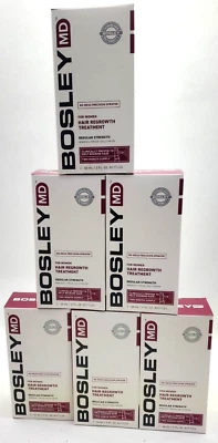 6 PACK,  Bosley Women's Hair Regrowth Spray 2%, 2 fl oz. 60ml. EXP. 03/2024 - Image 1 of 4