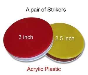 CARROM BOARD LARGE STRIKERS COINS, FOR LARGER BOARDS, - Picture 1 of 3