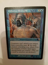 Mtg collective restraint. (2) Invasion. rare. mint/nm. magic