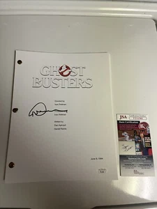 IVAN REITMAN SIGNED AUTOGRAPHED GHOSTBUSTERS FULL MOVIE SCRIPT PROOF RARE JSA - Picture 1 of 5