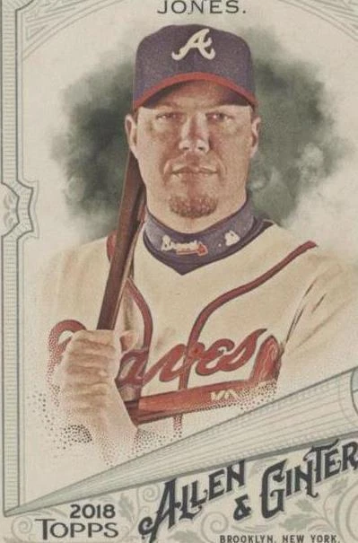 2018 Topps Allen & Ginter - Chipper Jones #162