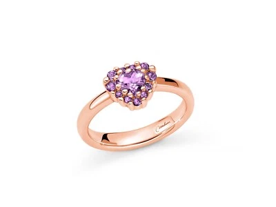 MILUNA ANELLO  GEMMA DEL CIELO A CUORE  REFERENZA LID3861  GARANZIA UFFICIALE - Immagine 1 di 2