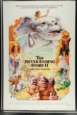 THE NEVERENDING STORY II 2 27x41 Original RARE Rolled Movie Poster 1990 FANTASY