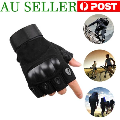 Military Tactical Glove Winter Half Finger Fingerless Gloves Army Combat Hunting - image 1 of 4