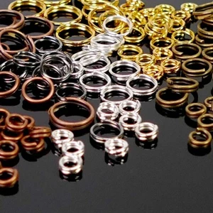Spaltringe Schlüsselringe Ring Metall Farbauswahl Ø 4 – 8 mm 20 Stück BACATUS - Bild 1 von 6