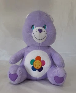 Care Bears 2004 oso púrpura armonía peluche animal de peluche de Nanco - Imagen 1 de 11