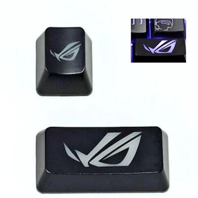 2pcs Mechanical Keyboard Keycaps Translucent ESC+Enter Key Caps 2.25U R2 Keycap - Image 1 of 4