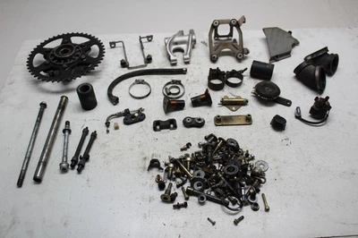 2002-2006 DUCATI MONSTER 620 IE DARK PARTS & HARDWARE LOT - Image 1 of 4