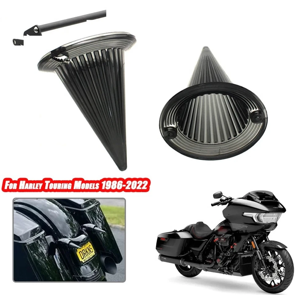 Tampa de lente de luz de seta para Harley Road King Electra Glide FLH 1986-2023 2X - Imagem 1 de 4