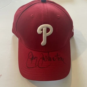 JAY JOHNSTONE SIGNIERTER PHILADELPHIA PHILLIES HUT - Bild 1 von 2