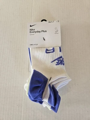 Nike Everyday Plus Lightweight Socks 3 Pairs Pack Yth 3Y-5Y Wmn 4-6 DA4226-903 - Image 1 of 4