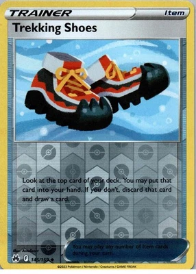 Trekking Shoes - Uncommon - Crown Zenith - 145/159 - NM - Reverse Holo - Image 1 of 2