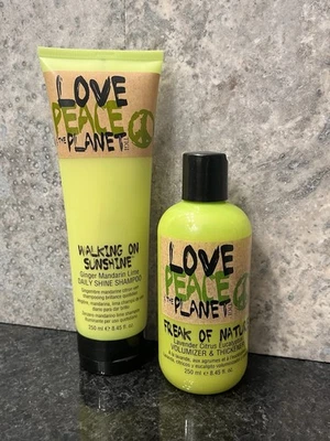 Love Peace The Planet Walking On Sunshine Shampoo & Freak Of Nature Conditioner - Image 1 of 2