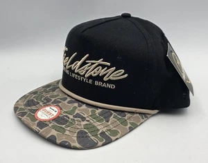 🧢 Berretto/Cappello da baseball regolabile FIELDSTONE nero e mimetico (nuovo | nuovo con etichette) - Foto 1 di 6