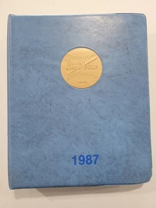 Libro Azul de Béisbol 1987 Anuario de Grandes Ligas MLB de Colección con Carpeta Guía de Medios  - Imagen 1 de 5
