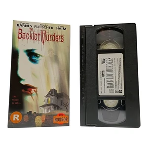 The Backlot Murders VHS 2001 Dominion Entertainment Release Horror Comedy - Picture 1 of 5