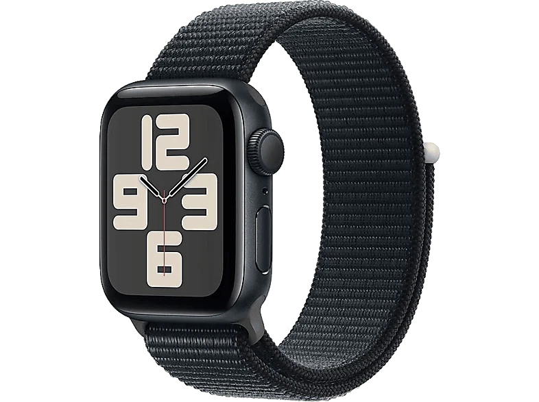 Apple Watch SE (2023), GPS, 40 mm, Caja de aluminio medianoche, Vidrio delantero - Imagen 1 de 4