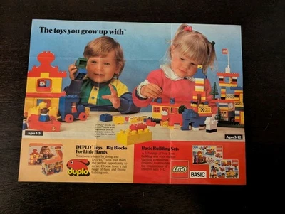 Vintage (1985) LEGO Castle - Town - Space - Catalog Insert - Image 1 of 4