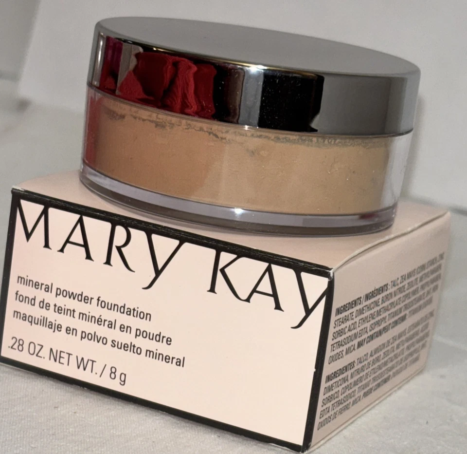 BASE EN POLVO MINERAL MARY KAY ~ BEIGE 2 ~ #016889 DESCATALOGADA ~ Nuevo Stock Antiguo Foto 1 de 3