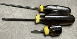Vintage Stanley Workmaster Screwdrives, Lot of 3: 66-196, 65-302, 66-191 - Picture 1 of 14