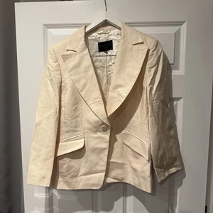 Coast Damen Blazer Jacke Creme Größe 16 Wolle Seide - Bild 1 von 5