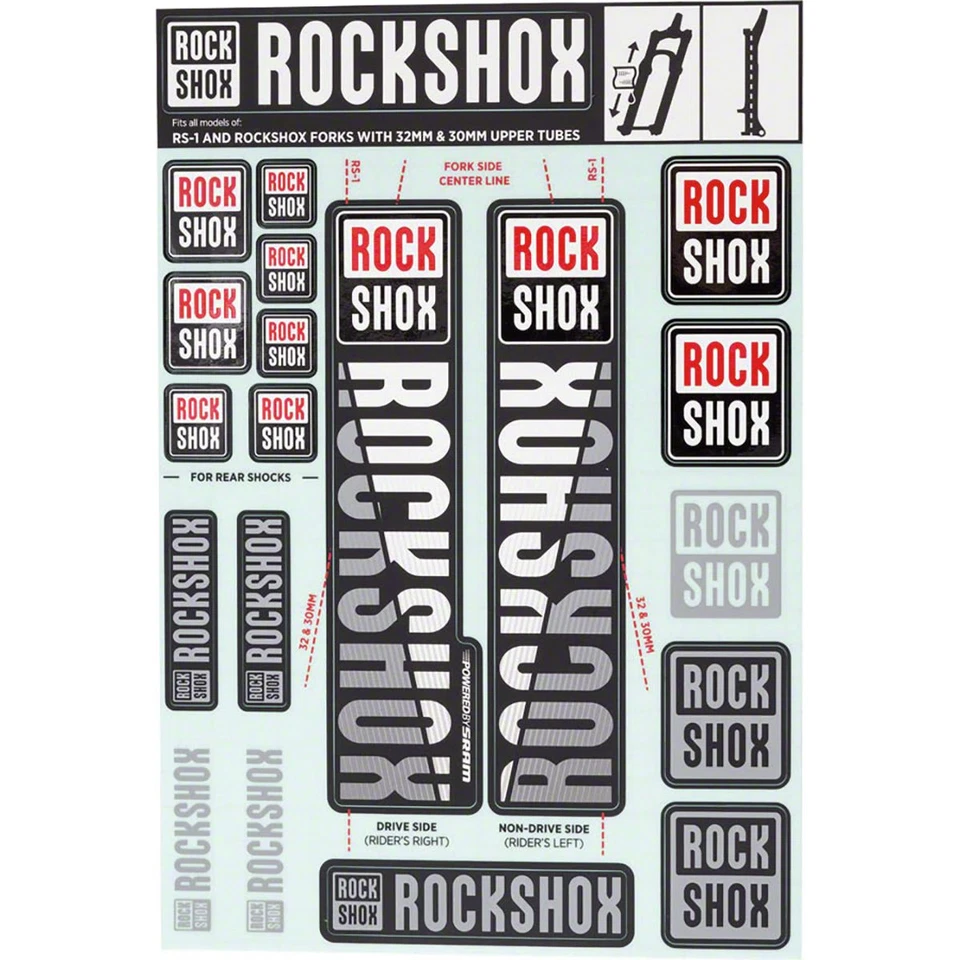 RockShox Decal Kit - 35mm - Image 1 of 1