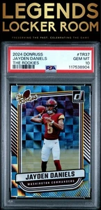 2024 Panini Donruss The Rookies #TR37 Jayden Daniels PSA 10 - Picture 1 of 2