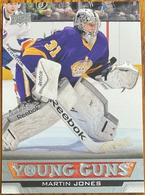 2013-14 Upper Deck Young Guns Rookie RC Martin Jones #485 Los Angeles Kings - Image 1 of 2