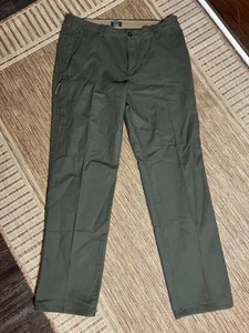 G.H. Bass & Co For Hard Service Workwear Sportswear Olive 38x34 EUC Pants - Picture 1 of 14