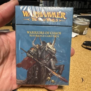 Warhammer THE OLD WORLD - WARRIORS OF CHAOS REFERENCE CARD PACK NEW - Picture 1 of 2