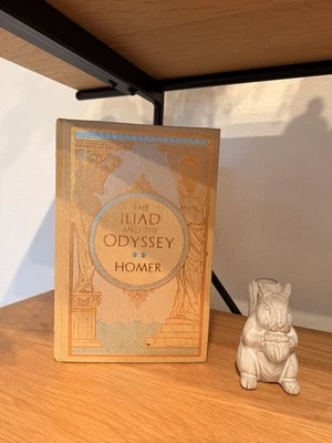 The Iliad and The Odyssey by Homer – Barnes & Noble Leatherbound Classic (2013) - Image 1 of 3