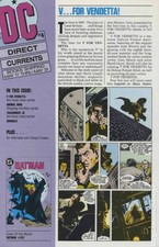 DC Direct Currents #4 VF+ 8.5 1988 Stock Image